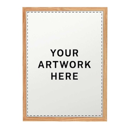 United Visual Products Drop-In Shadowbox, 18"x24", Cherry/Black UVSB1824-CHERRY-BLACK